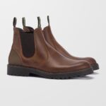 Barbour Patton Chelsea Boots Teak