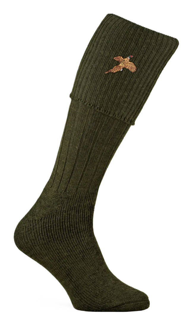 *New In* Pennine Stalker Shooting Sock Olive