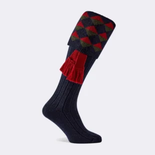 *New In* Pennine Grand Navy Shooting Sock