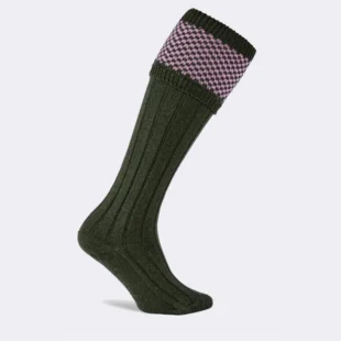 *New In* Pennine Penrith Shooting Sock Pink